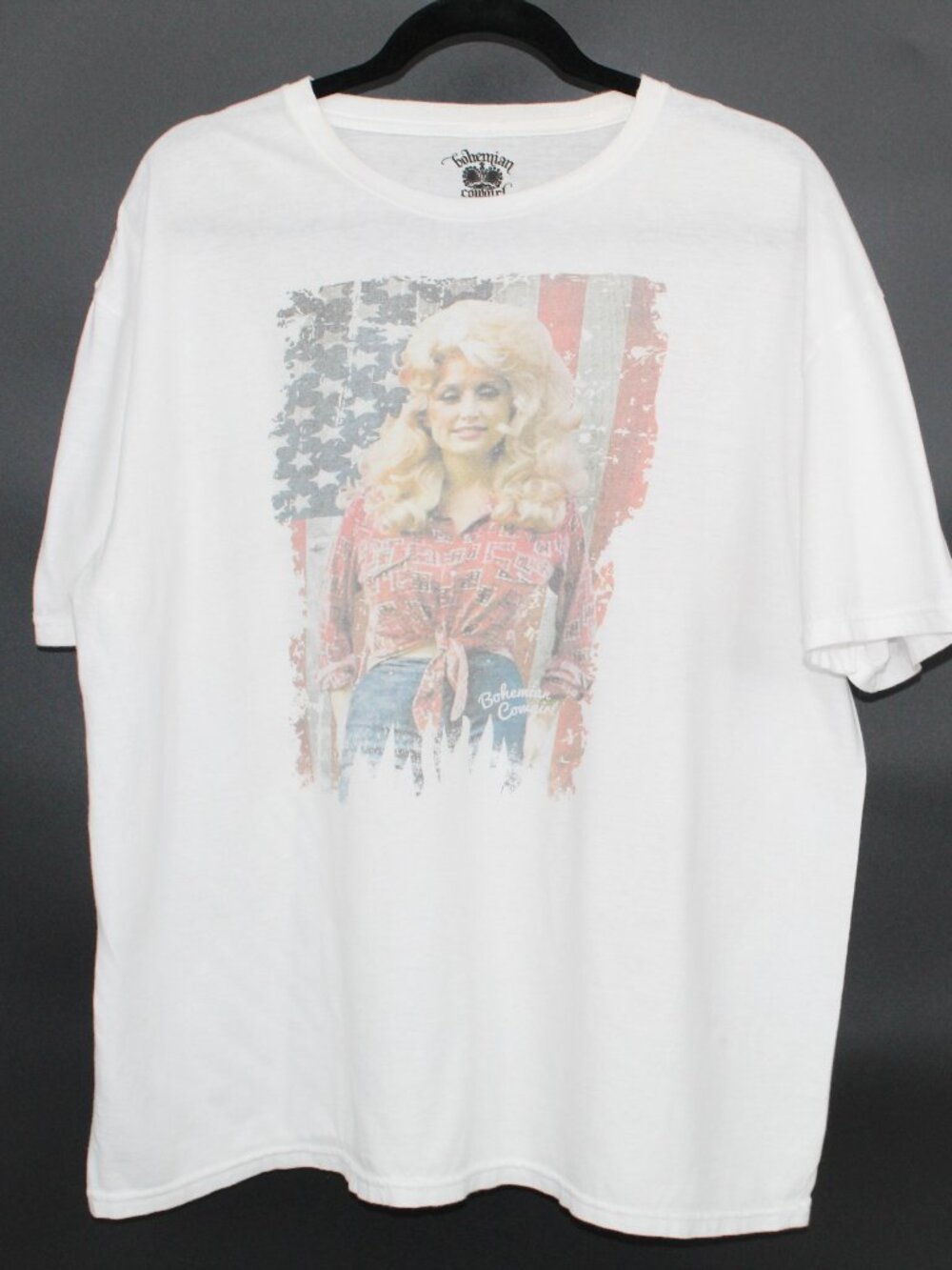 Vintage Bohemian Cowgirl Dolly Parton Graphic Tee XL Retro  100% cotton